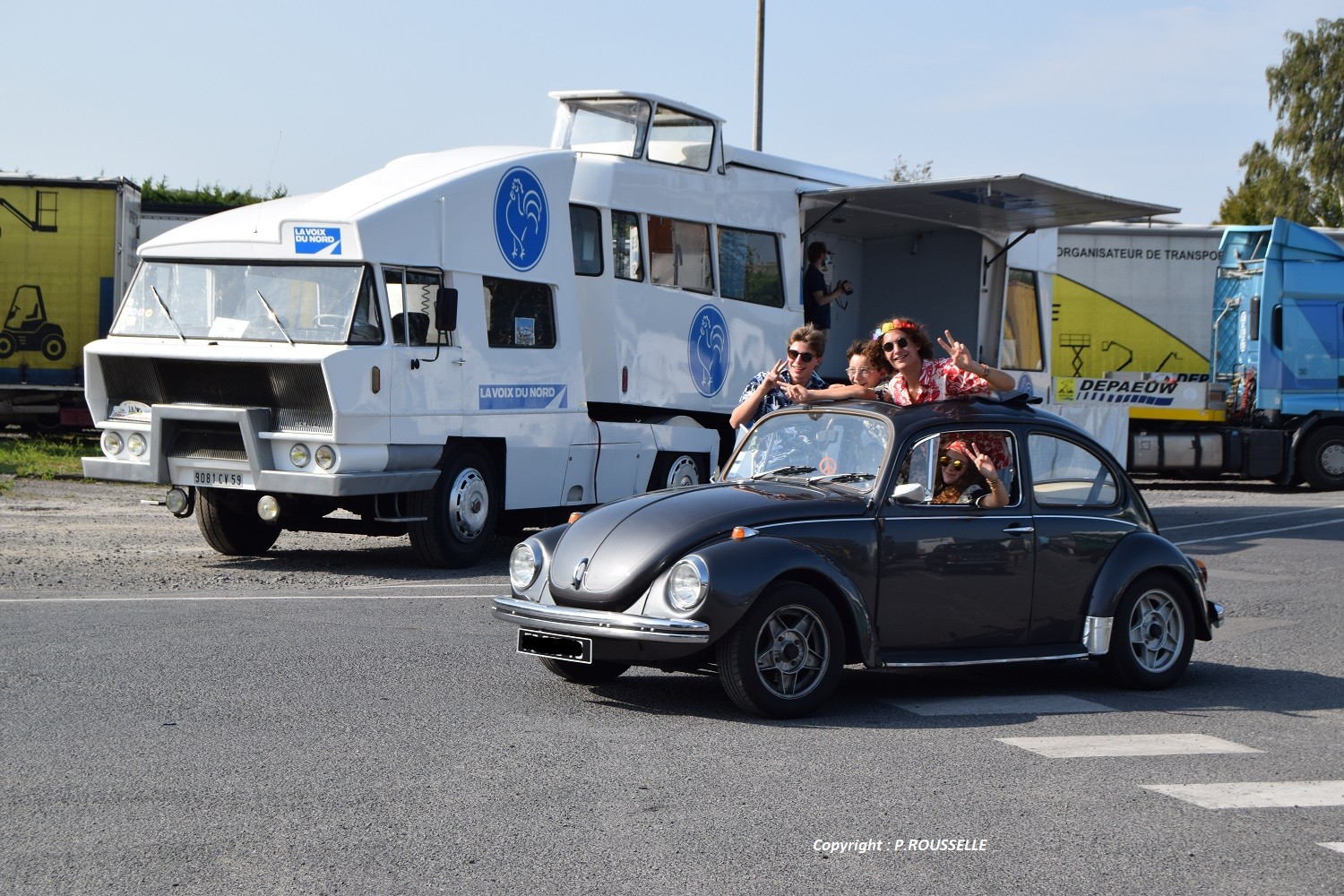 1963 berliet podium voix du nord volkswagen coccinelle