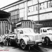 Berliet TBO tractant un transformateur