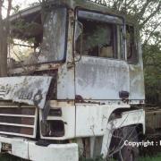 Berliet TR à l'abandon dans le Pas de Calais