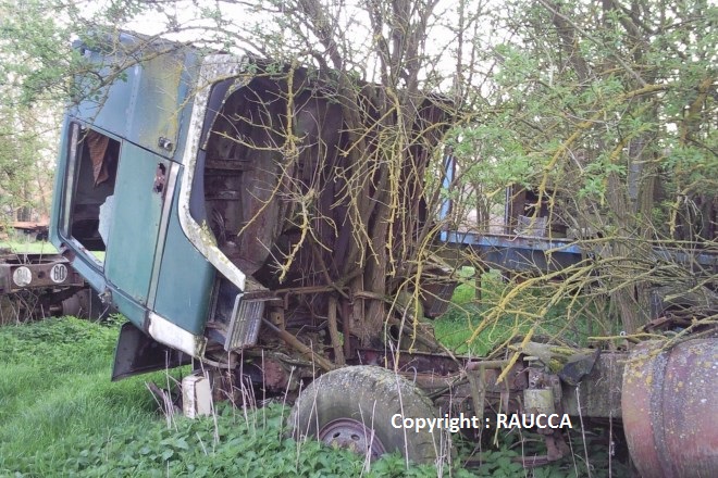 Berliet TR à l'abandon dans le Pas de Calais