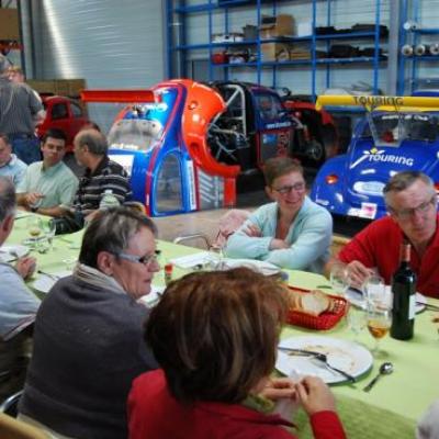 Avant le départ, petit moment de convivialité pour faire connaissance