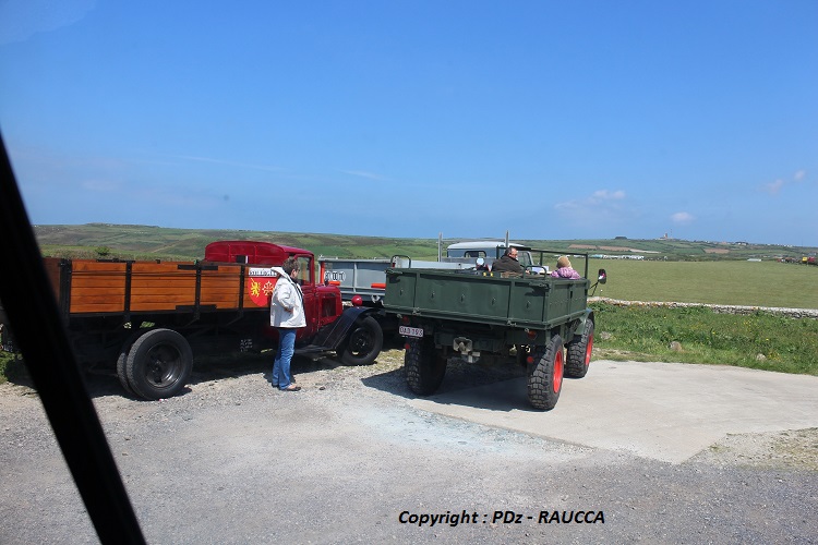 L'Unimog et le U23 sur le départ