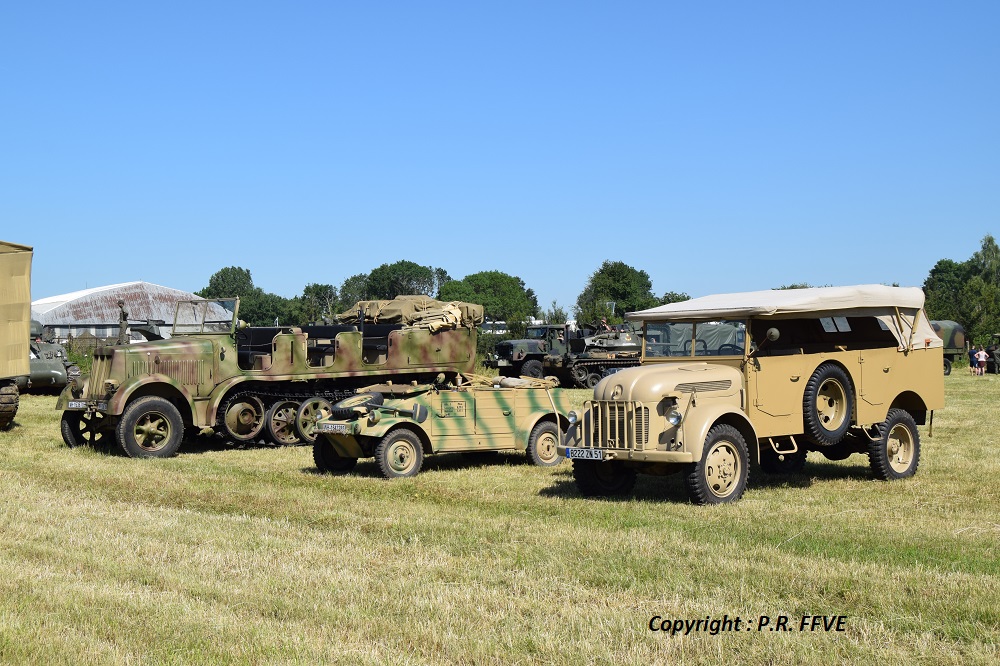 Les vehicules de l'axe