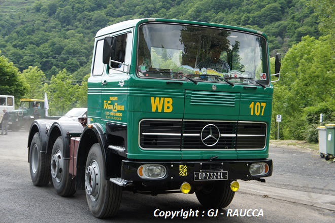 Mercedes tracteur 6 roues