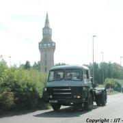 Saiem JL20 devant la tour Florentine à Aulnoye Aymeries