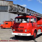 Saviem porte-echelle pompiers